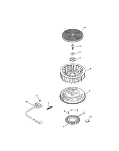 Kohler Sv715-3030 Ignition And Electrical Diagram and Parts List for Z-FORCE48 (17BF3AGV-17BF3AGV010)(2011) Cub Cadet Lawn Tractor